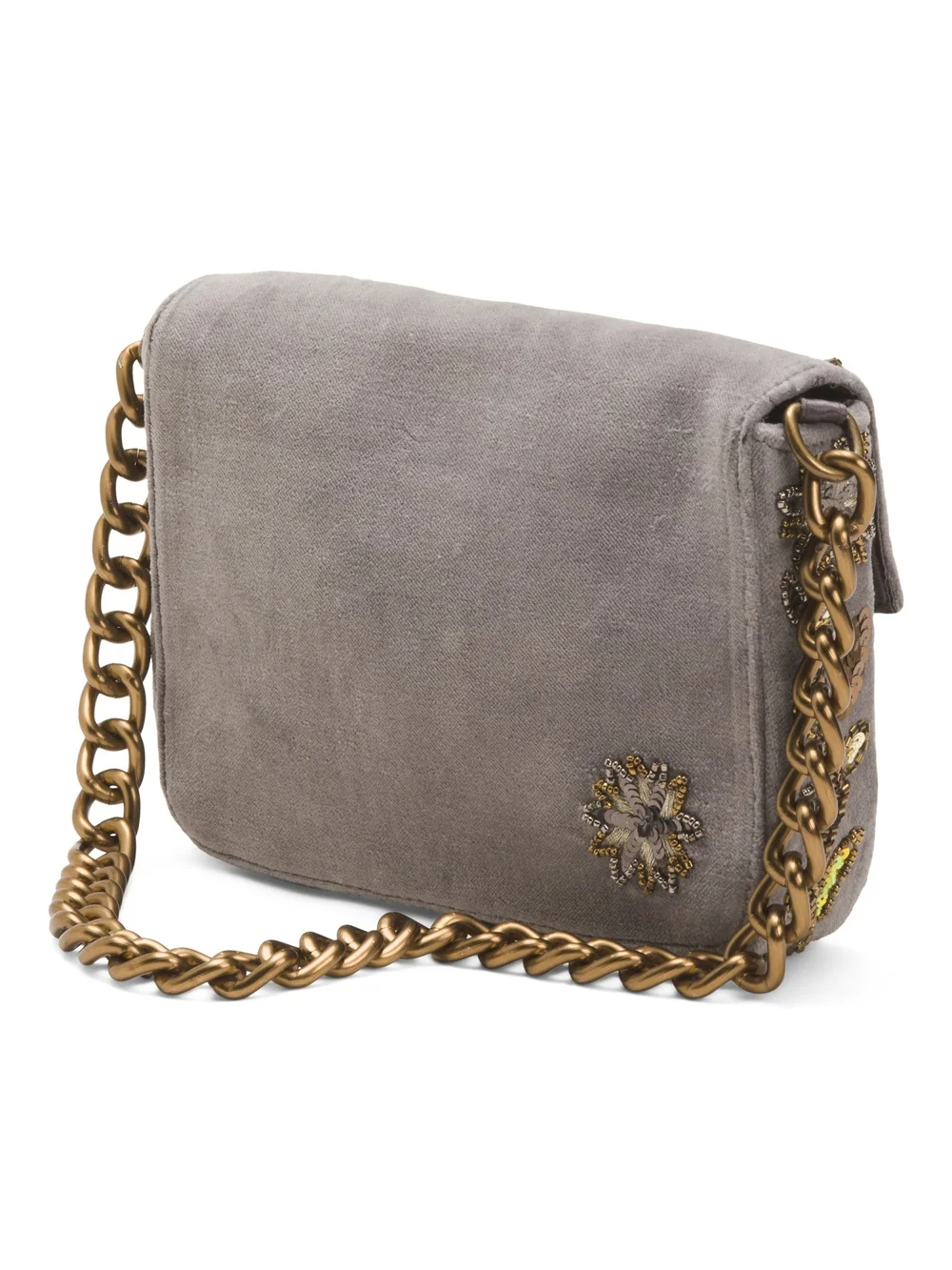 Made In India grey velvet